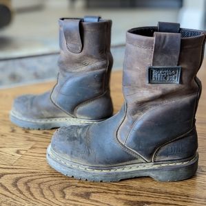 DR. MARTENS ICON EX WIDE WELLINGTON WORK BOOTS - STEEL TOE